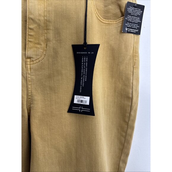 Liverpool The Hugger Ankle Jeans 33/16 Gold Honey Stretch High Rise NWT - Picture 7 of 10